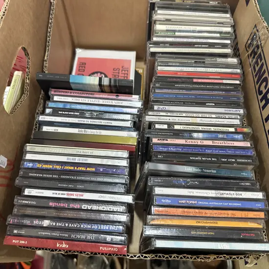 Box of CDs