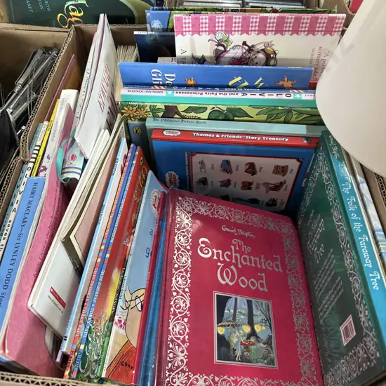Box of children's books
