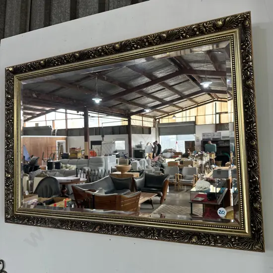 bevelled mirror 940 x 630