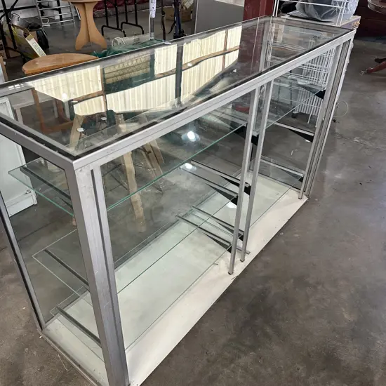 Glass display case