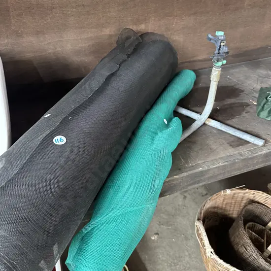 2 rolls netting plus sprinkler