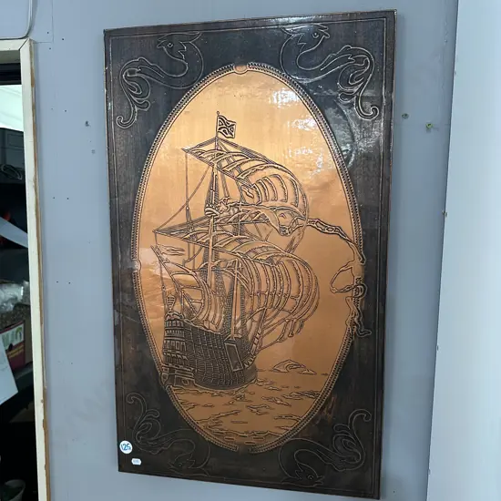 Copper wall hanging