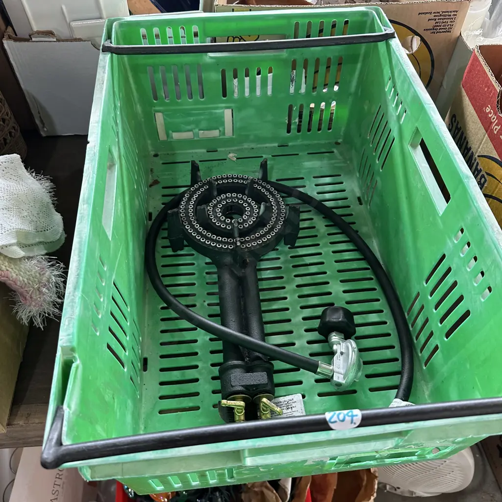 Vege bin with gas burner. Image 1++