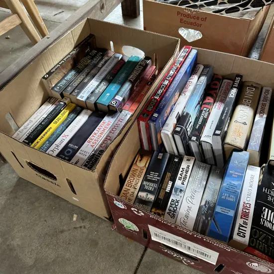 Two boxes of good books.