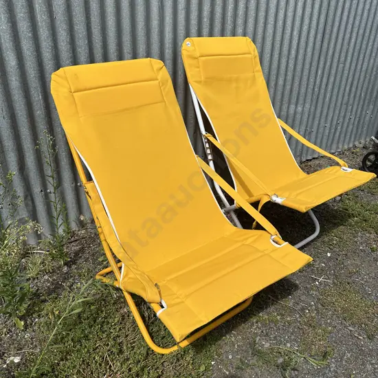 Two outdoor loungers - good condition.
