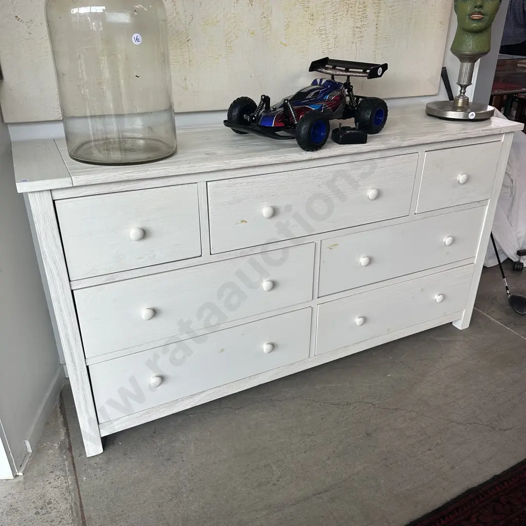 painted  low chest drawers 1680mm Image 1++