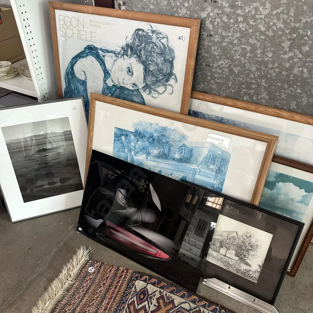 Photo lake taupo, Porsche picture, Hereworth pencil, plus prints Image 1++