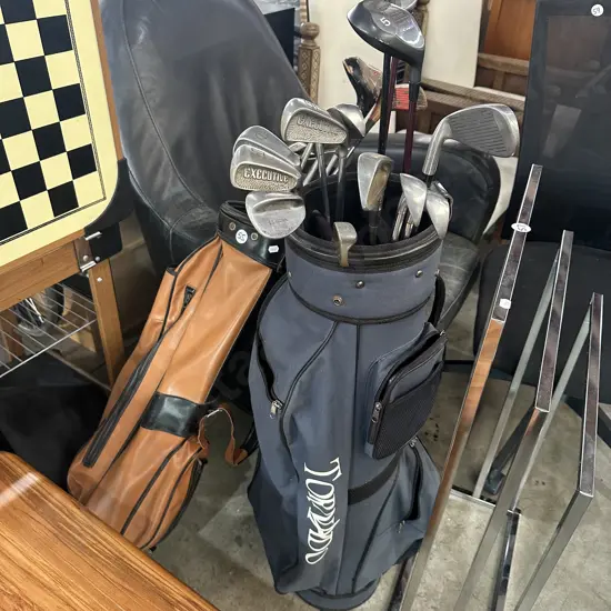 executive golf clubs and bag