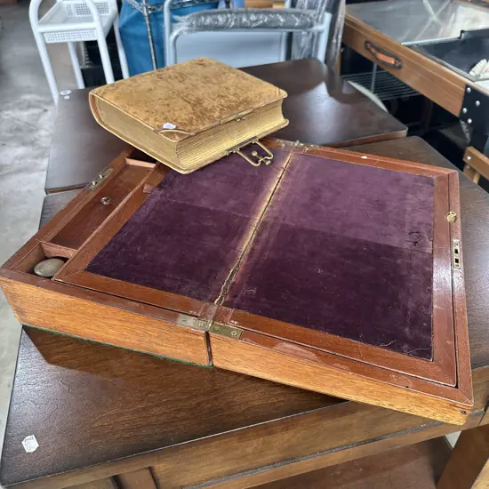 writing box and photo album