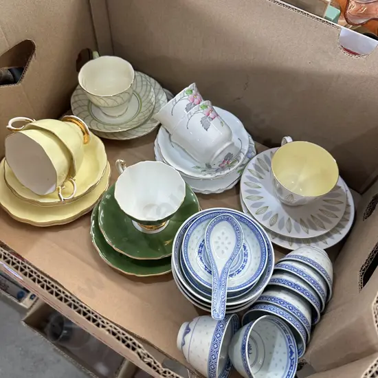 Box of china.