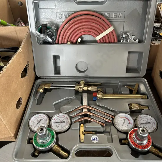 Gas welding and cutting kit.