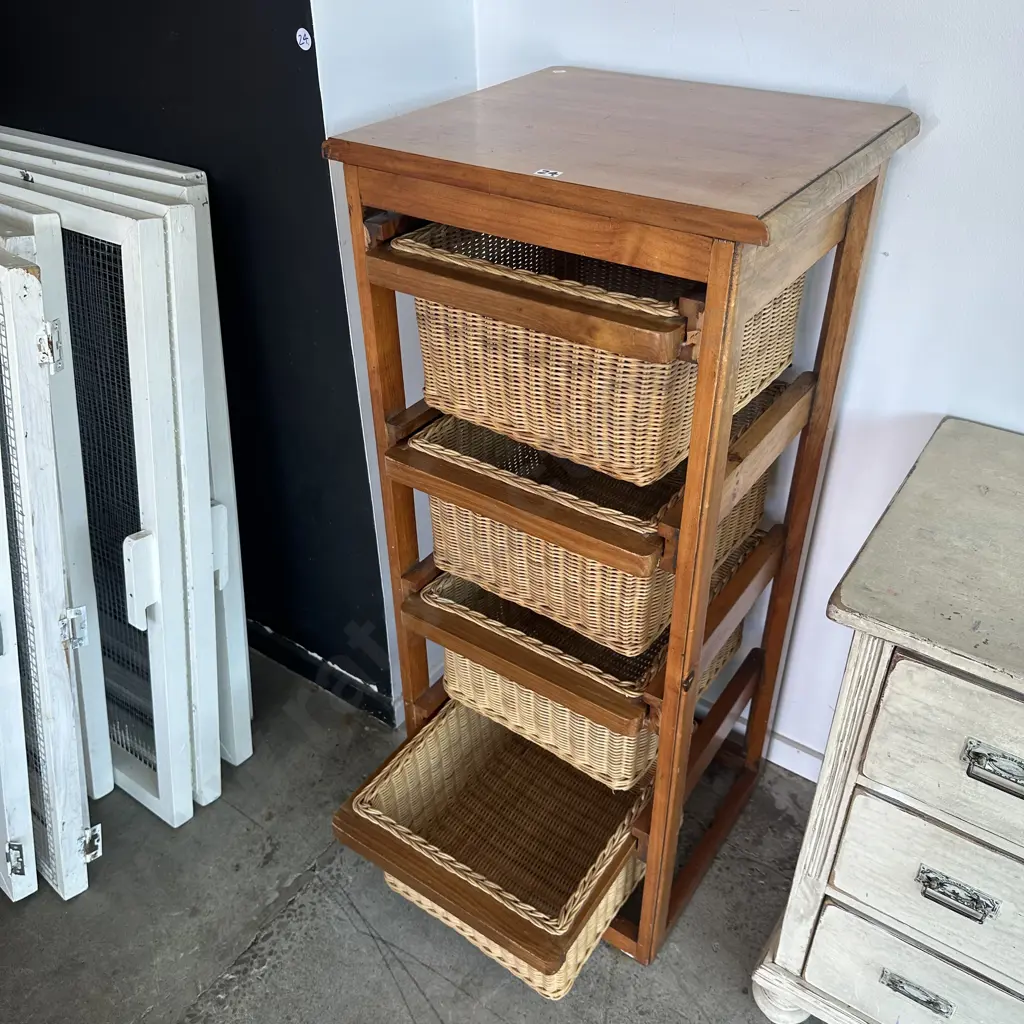 bespoke Kauri basket drawers Image 1++