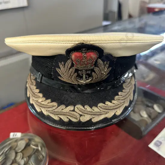 original Royal navy officers hat