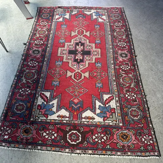 aged Persian rug 1930 x 1200
