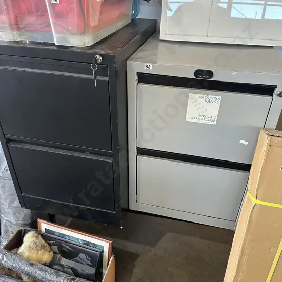 2 file cabinets  (one lockable) and coffee table