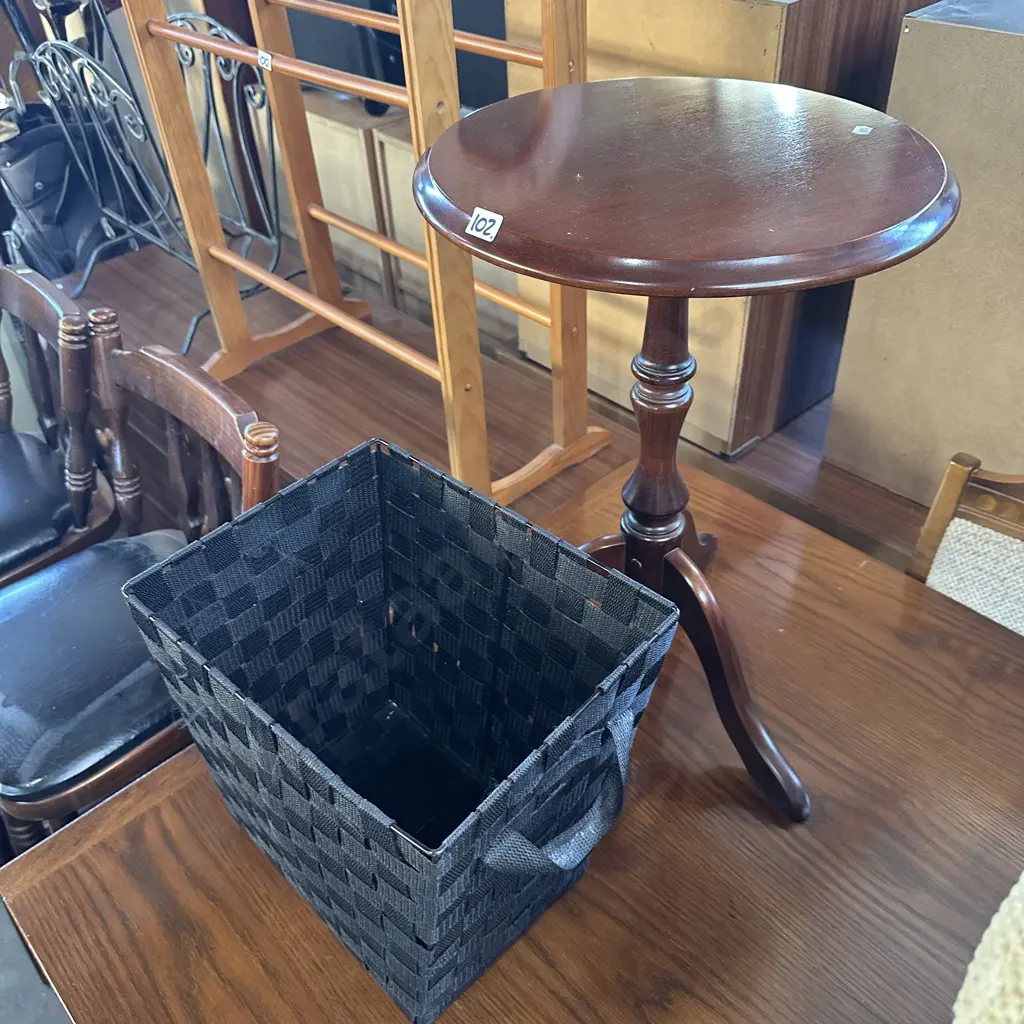 wine table and waste bin Image 1++