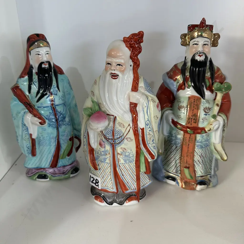 3 oriental figures , stamped Image 1++