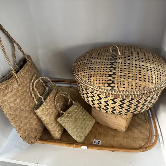 3 x Kete, steamer and tray