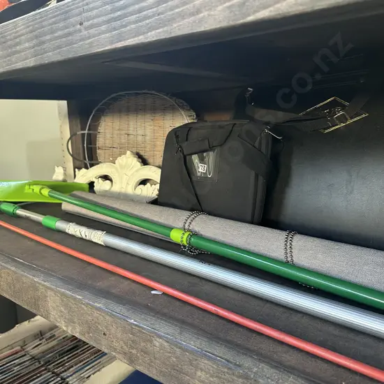 mops, art bags, try and roller blind etc