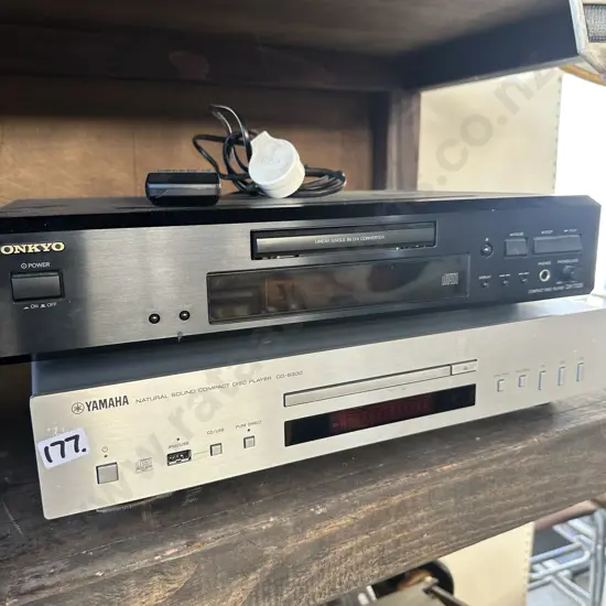 Yamaha CD player & ONKYO