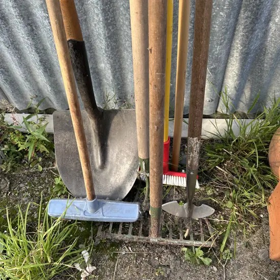 spade and other tools