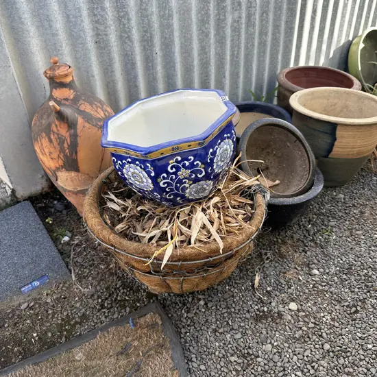 large lot planters etc